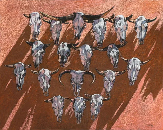 West Texas Momento Mori, artwork by Nancy Lilly